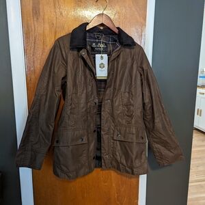 NWT Barbour Beadnell in Bark, US size 4